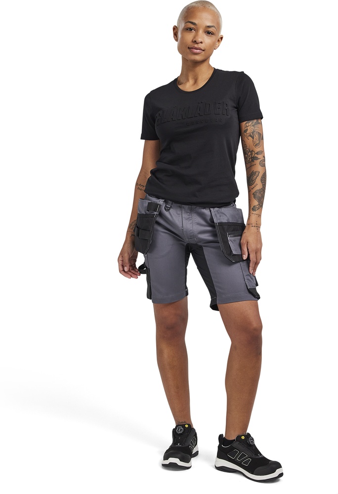 BlklderDamenArbeitsshortsHandwerkerShortsmitStretch71331832Mittelgrau-C32