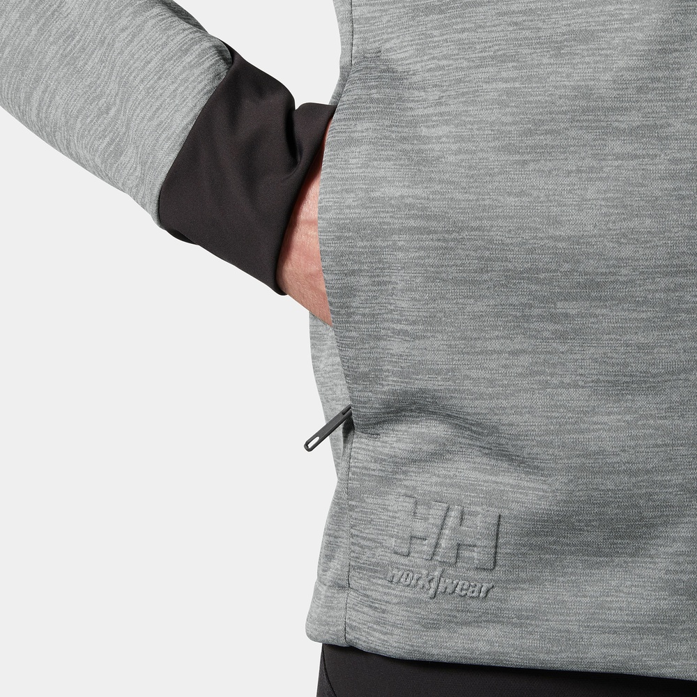 HellyHansenFleecejackeTechMidlayer72380GreyMelange-XS