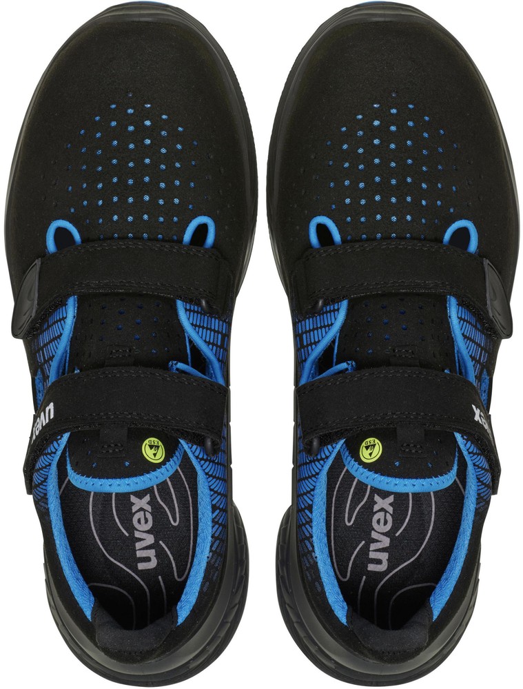 UvexSicherheitsschuhSandale6848SchwarzBlauPu