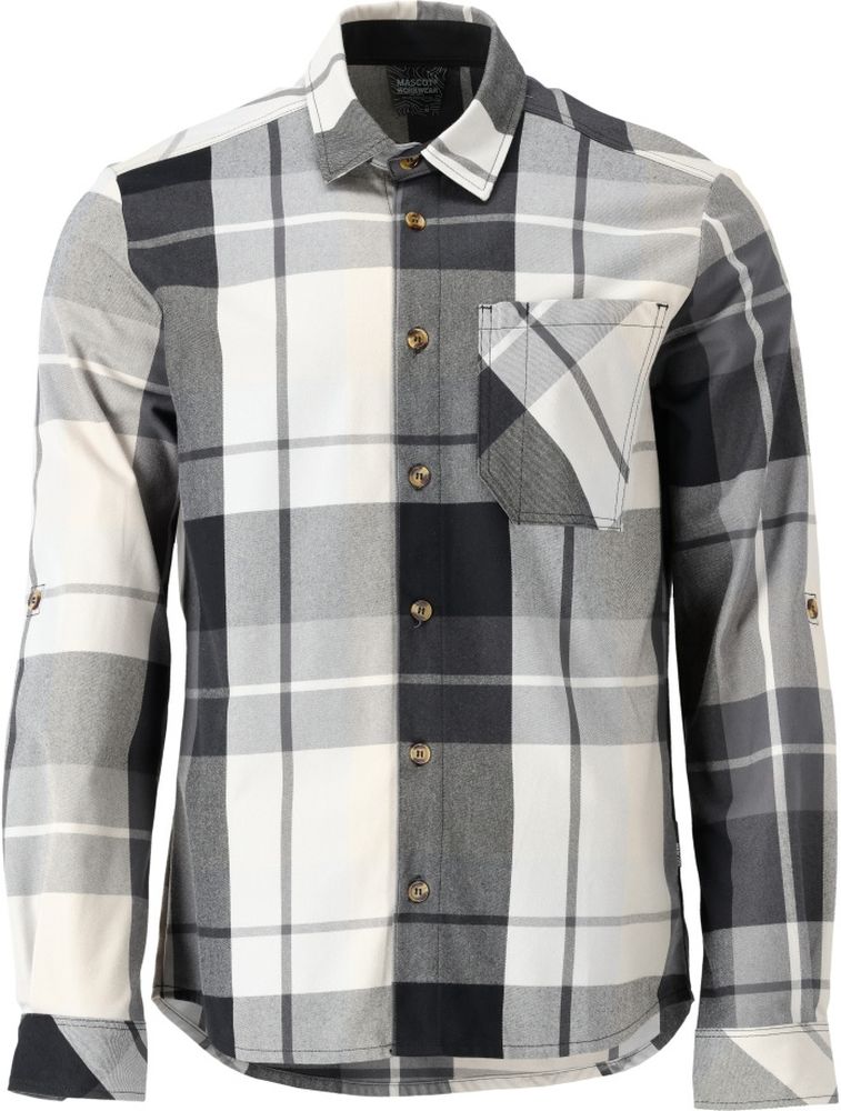 MascotHemdCustomized22904-446Anthrazitgrau-kariert-XXL