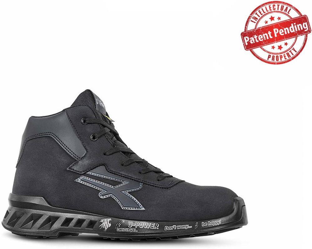 U-PowerSicherheitsschuheHochschuheParkerEsdS3CiSrcRV10024Schwarz-35