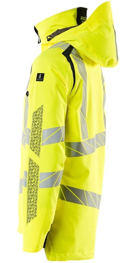 MascotHardShellJackeAccelerateSafe19001-449Hi-visGelbSchwarzblau-XXL