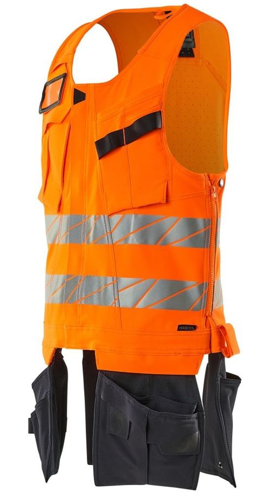 MascotWerkzeugwesteAccelerateSafe19589-711Hi-visOrangeSchwarzblau-XXL