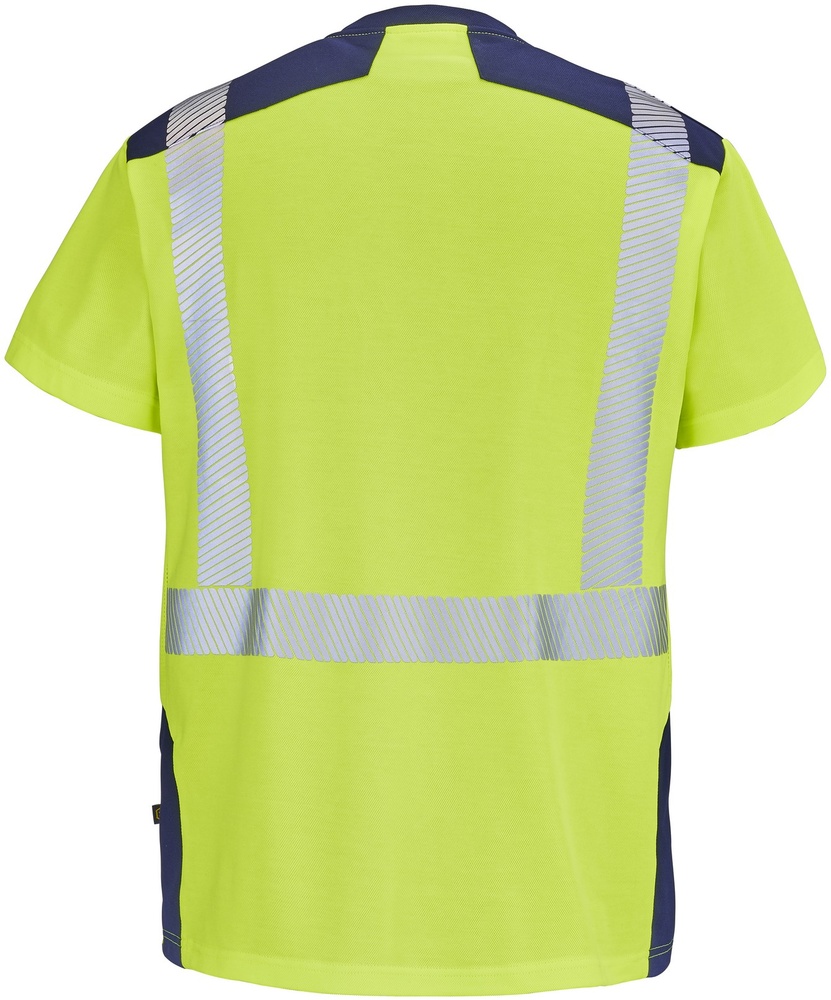 CepovettKurzarm-ShirtFluoSafeXp9T84FluoYellowNavy-S