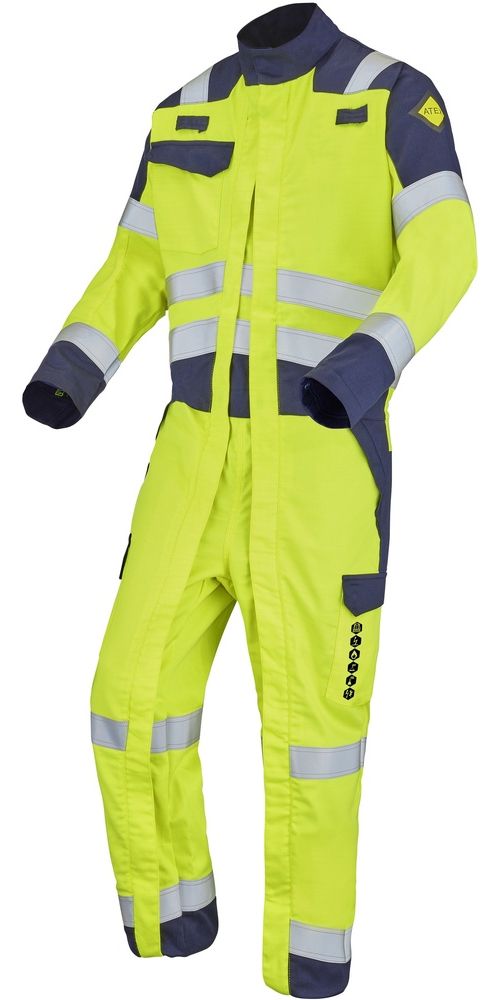 CepovettOverall2ReissverschlsseAtexHv320XpNevado9J723004FluoYellowNavy-XS