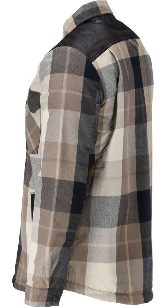 MascotHemdmitFaserpelzFutterCustomized23104-446DunkelSandbeige-kariert-XXL