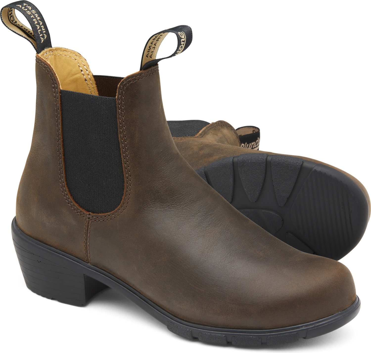 BlundstoneDamenStiefelBoots1673HeeledLeatherWomensSeriesAntiqueBrown