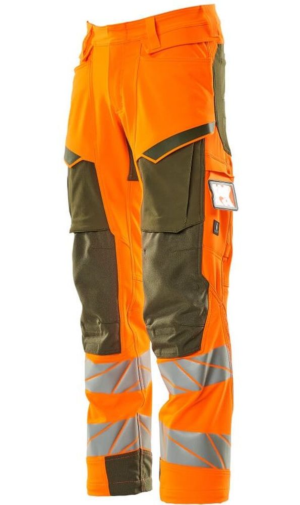 MascotHosemitKnietaschenAccelerateSafe19079-511Hi-visOrangeMoosgrn-C4676