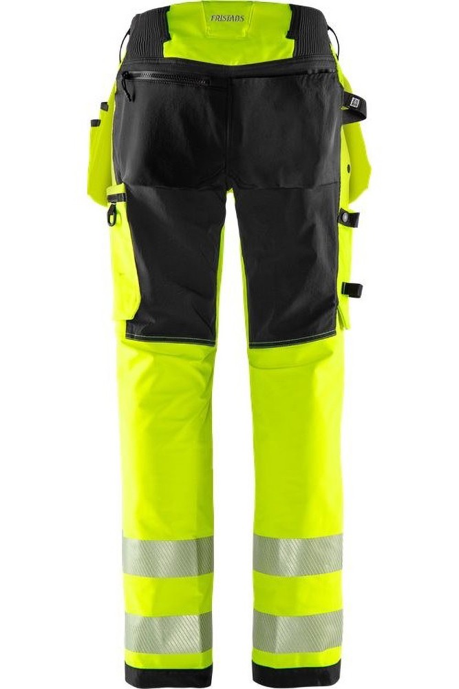 FristadsHighVisGreenHandwerkerStretchhoseKl22644GSTPWarnschutz-GelbSchwarz-C44