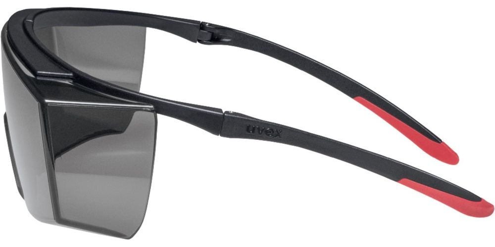 UvexberbrilleSuperFOtgGrauInfrarotschutz30InfPlus91693SchwarzRot