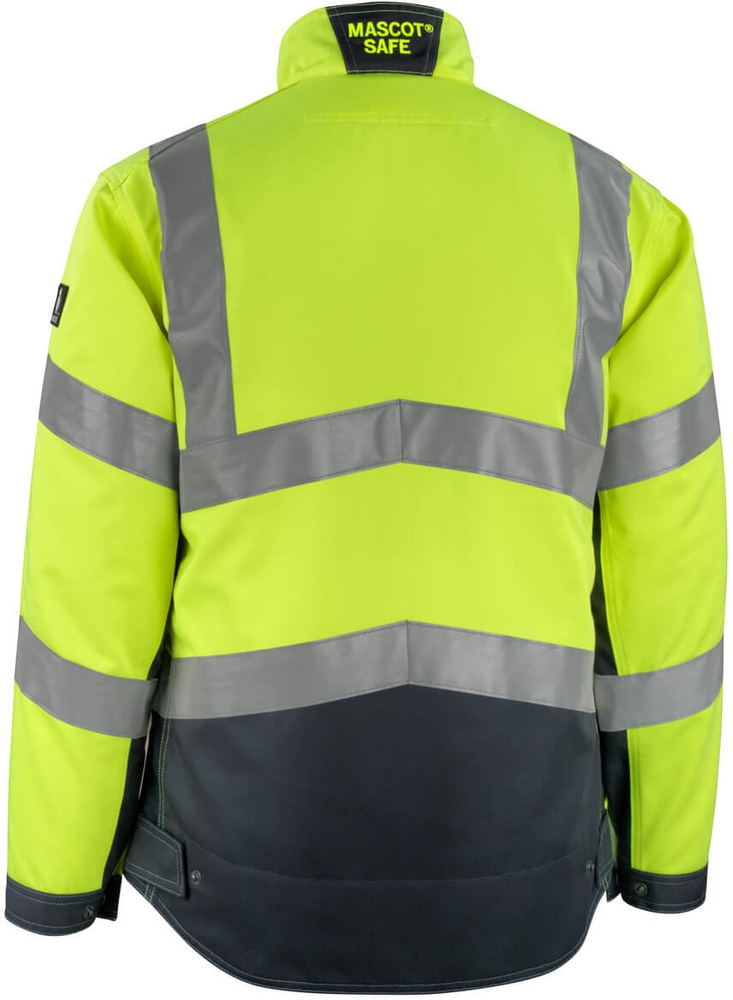 MascotJackeOxfordSafeSupreme15509-860Hi-visGelbSchwarzblau-XXL