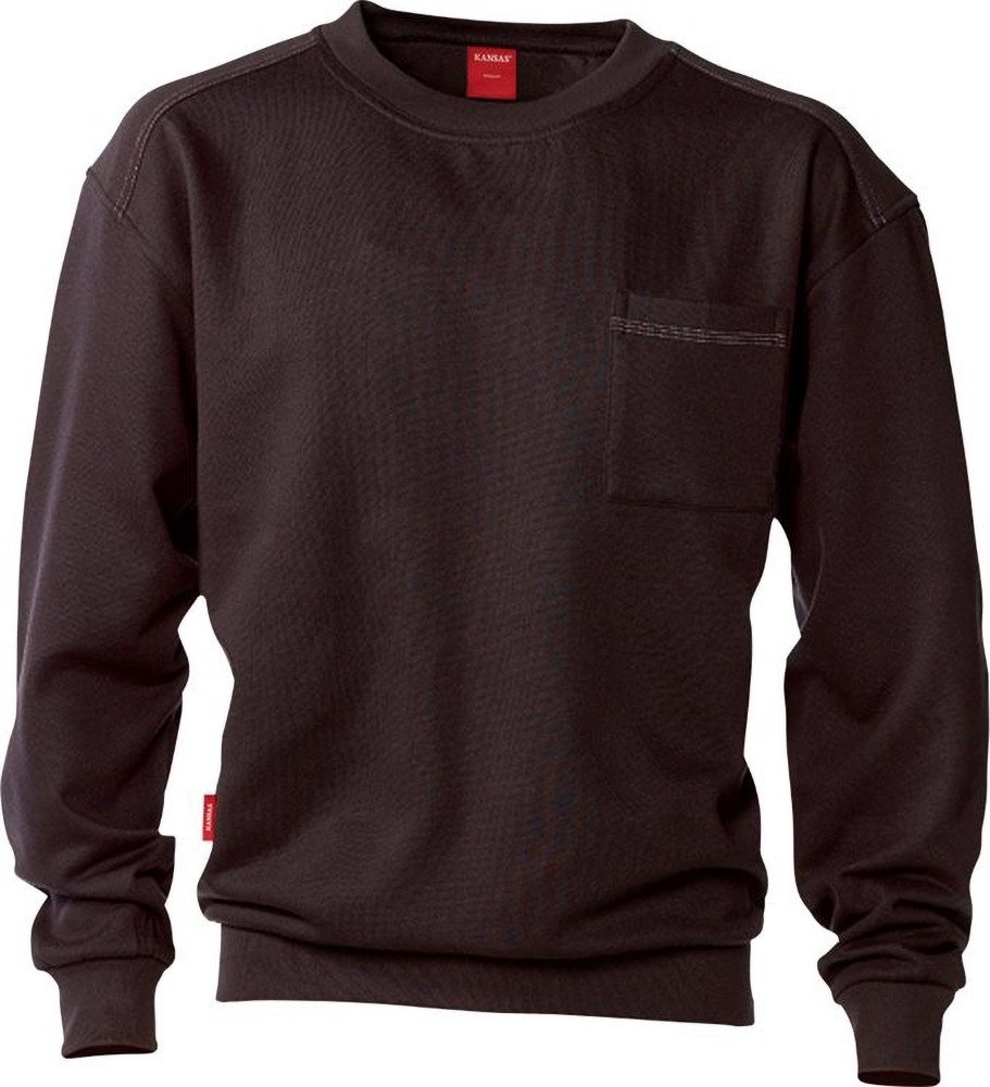 KansasSweatshirt7394SMSchwarz-XS
