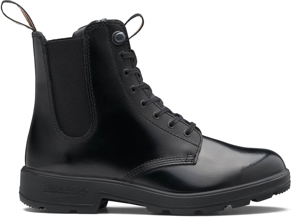 BlundstoneDamenStiefelBoots2219BlackBrushLeatherLace-Up
