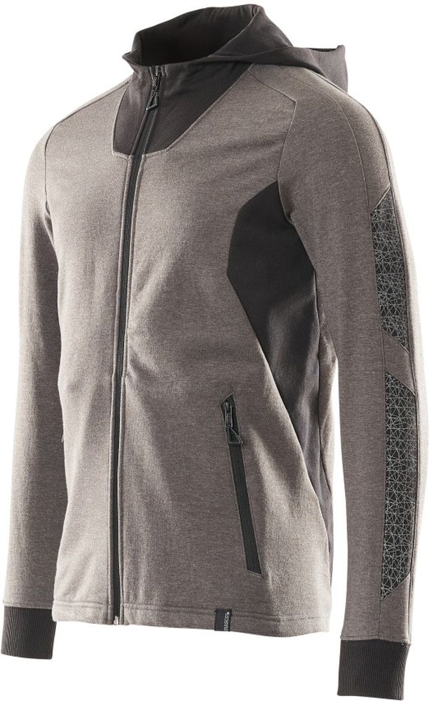 MascotKapuzensweatshirtmitReiverschlussAccelerate18584-962DunkelanthrazitSchwarz-XXL