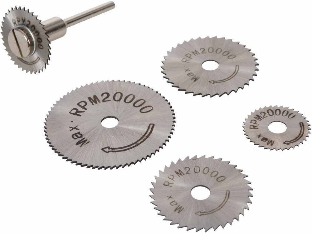 SilverlineRotationswerkzeugHSS-Sgebltter6-tlgSatz22253235u44mm