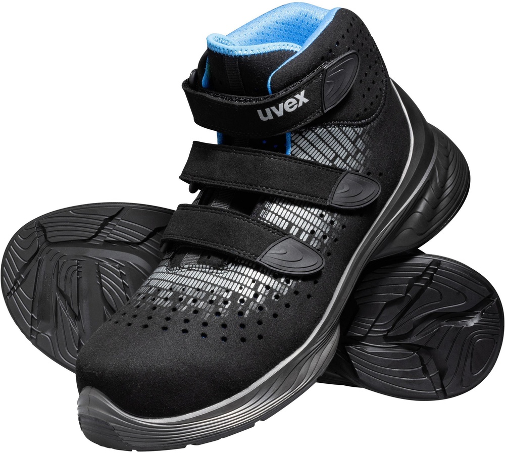 UvexSicherheitsschuhStiefel1G2SicherheitsstiefelS1SRC68325SchwarzSilber-35Weite12