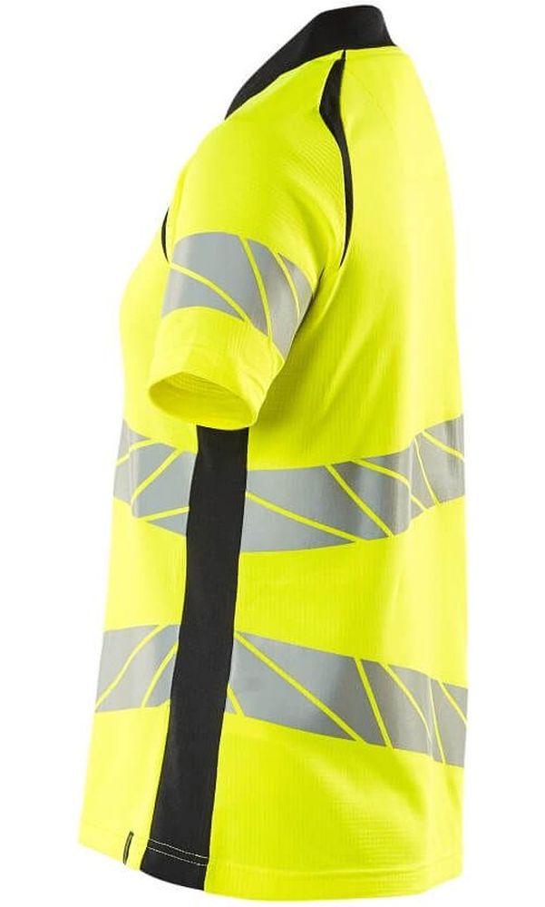 MascotDamenPolo-ShirtAccelerateSafe19093-771Hi-visGelbSchwarzblau-XXL