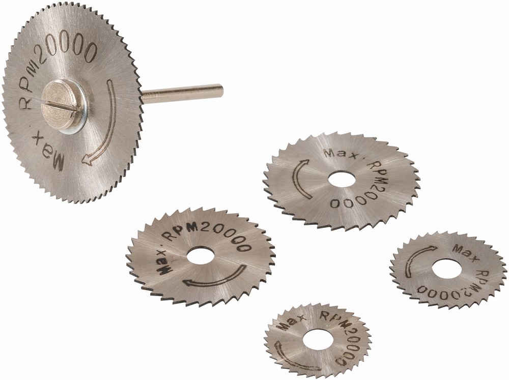 SilverlineRotationswerkzeugHSS-Sgebltter6-tlgSatz22253235u44mm