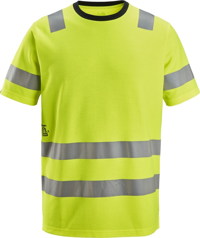 SnickersWarnschutz-ShirtHigh-VisT-ShirtKlasse2High-VisGelb