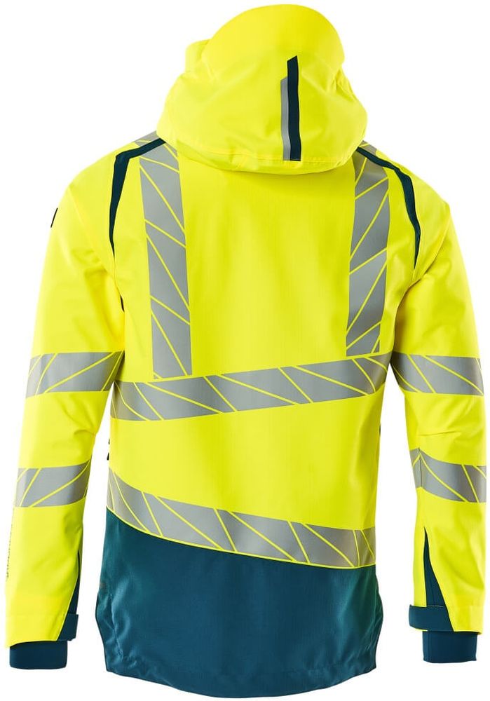 MascotHardShellJackeAccelerateSafe19301-231Hi-visGelbDunkelpetroleum-XXL