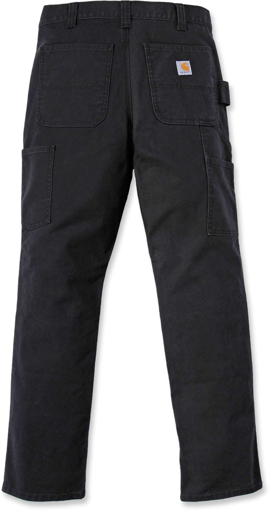 CarharttHerrenHoseStretchDuckDoubleFrontBlack CarharttHerrenHoseStretchDuckDoubleFrontBlack