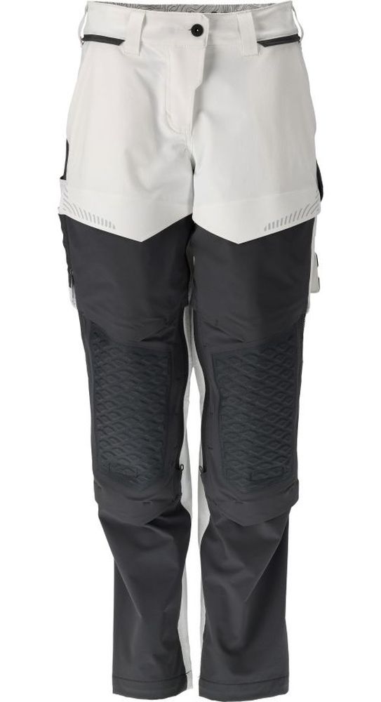 MascotDamenHosemitKnietaschenMalerCustomized22078-605WeiAnthrazitgrau-C3476