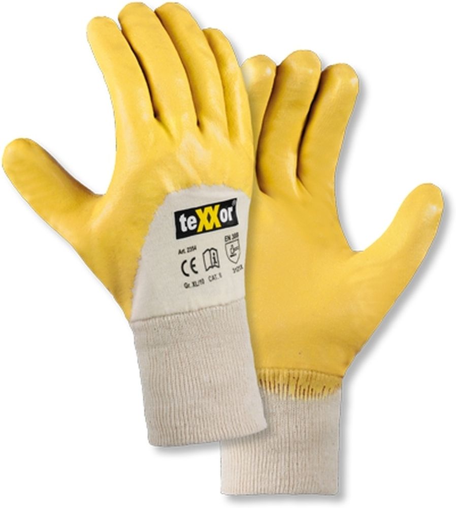 teXXorNitril-HandschuheStrickbund12Stck2354Gelb-7