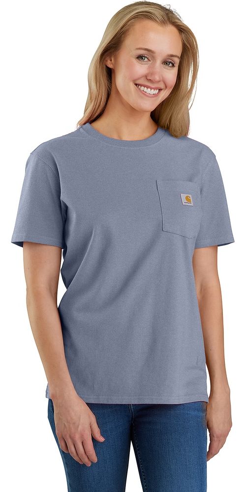 CarharttDamenWorkwPocketSST-Shirt103067WisteriaHeather-S