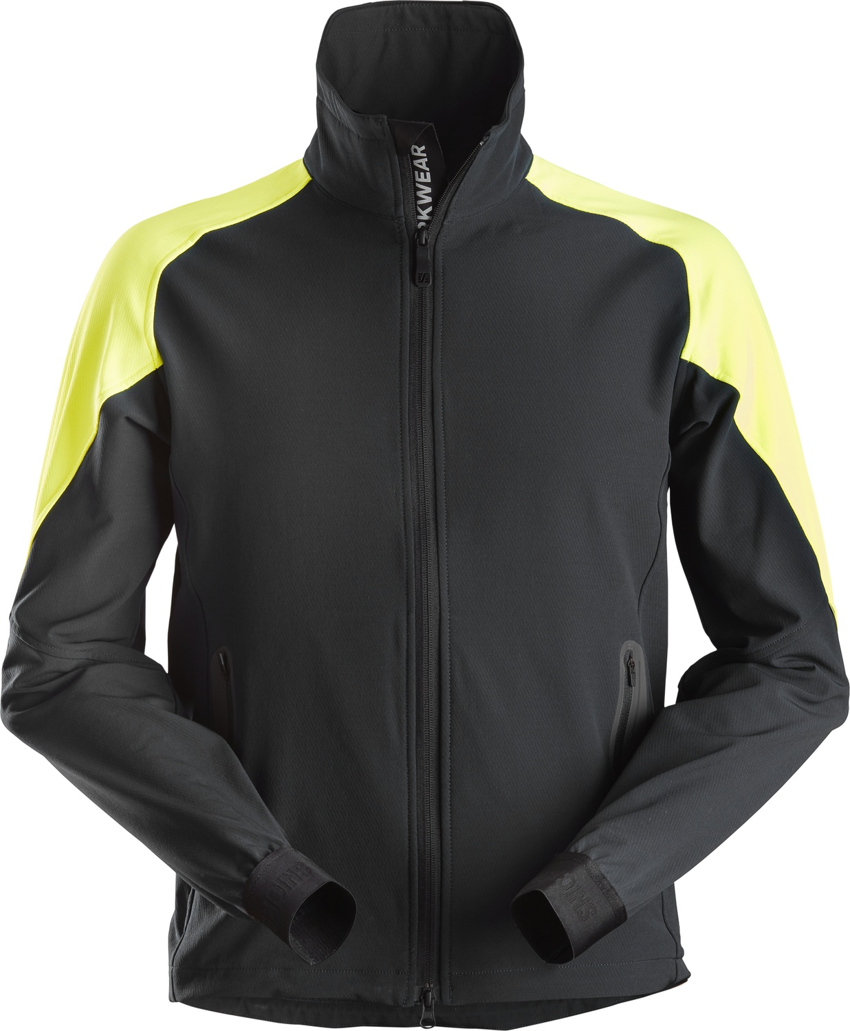 SnickersWorkwearFlexiWorkNeonArbeitsjackeSchwarzNeongelb