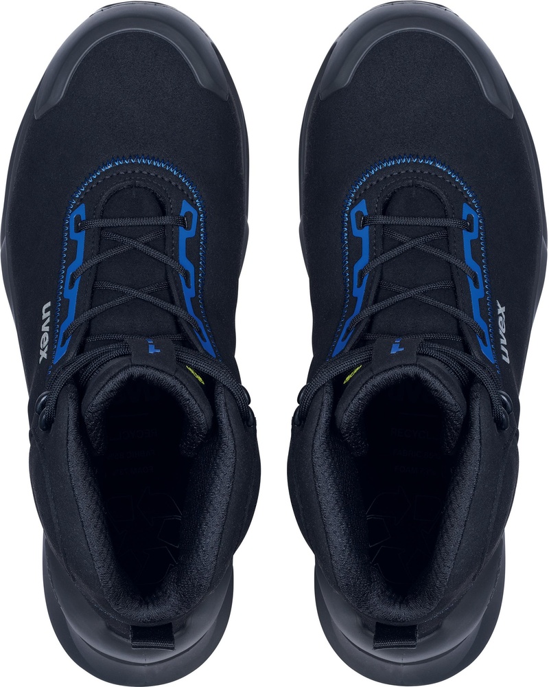 UvexSicherheitsschuhStiefel1X-CraftSicherheitsstiefelS2SR68158SchwarzBlau-35Weite11