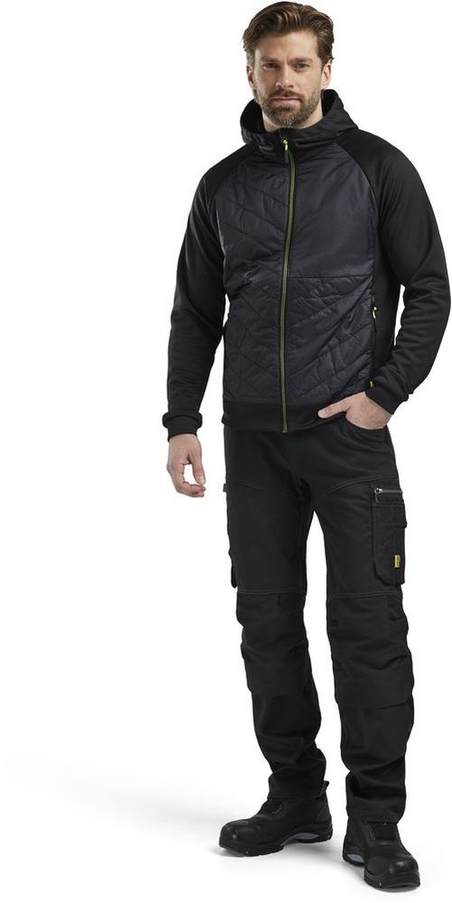 BlklderHybridSweater34632526SchwarzHighVisGelb-4XL