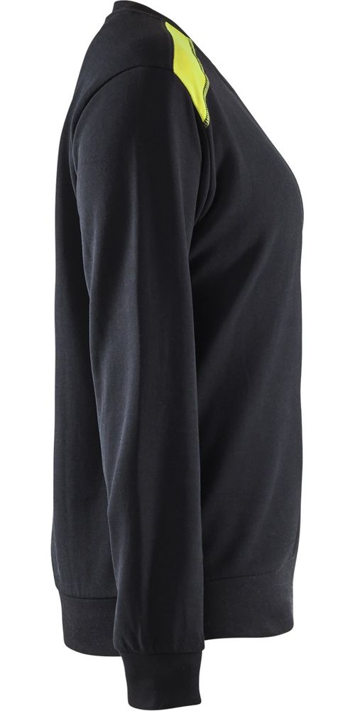 BlklderDamenSweatshirt34081158SchwarzHighVisGelb-L
