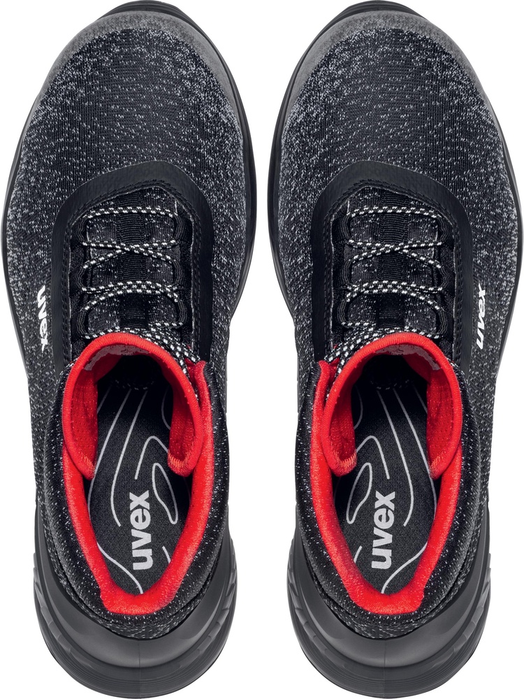 UvexSicherheitsschuhStiefel1G2SicherheitsstiefelS1SRC68537SchwarzRot-35Weite10