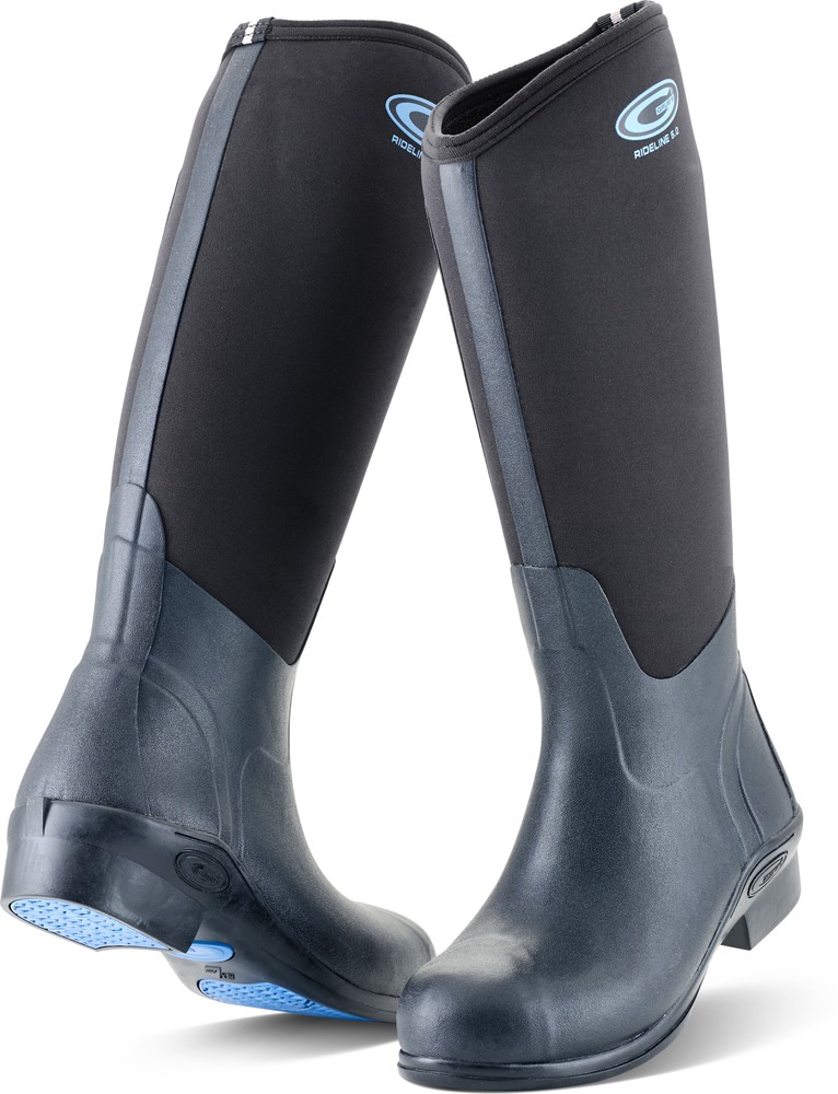 GrubsDamenGummistiefelRidelineWelliesBlack