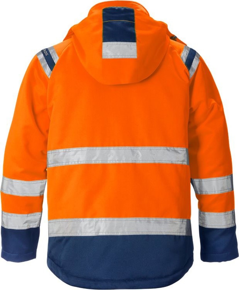 FristadsWarnschutz-JackeHighVisWinterjackeKl34043PPWarnschutz-OrangeMarine-XS