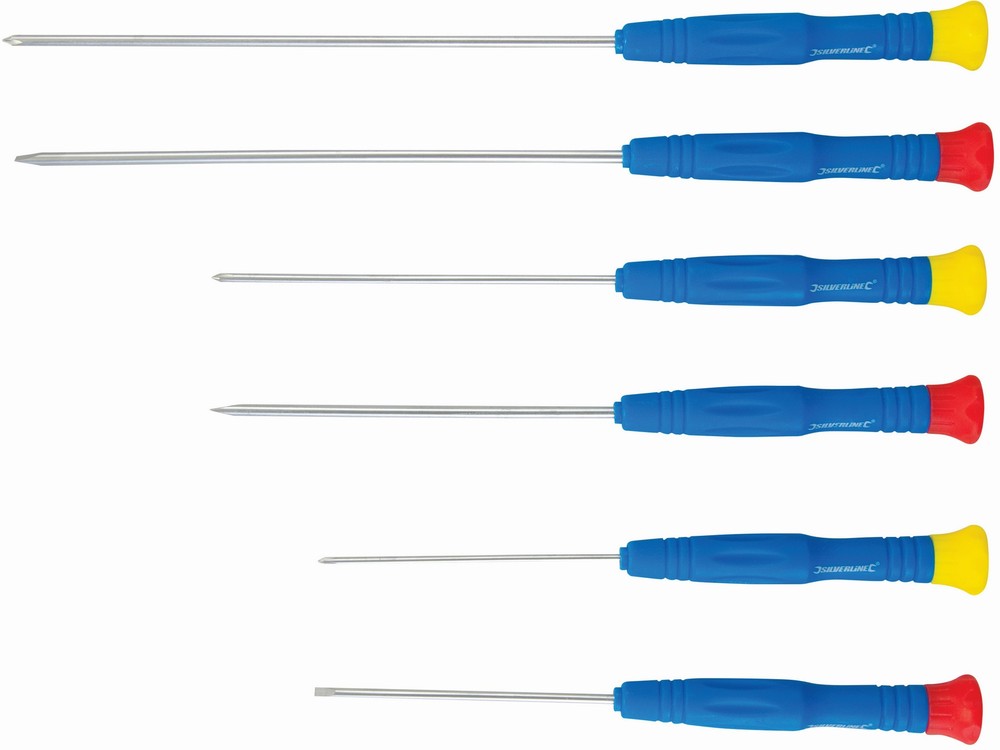 SilverlineSchraubendreherSechskantschlsselExtralangePrzisions-Schraubendreher6-tlgSatz6-tlg