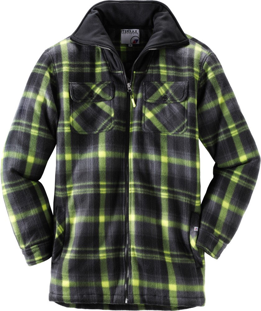 TerraxWorkwearThermohemdSchwarzLimette