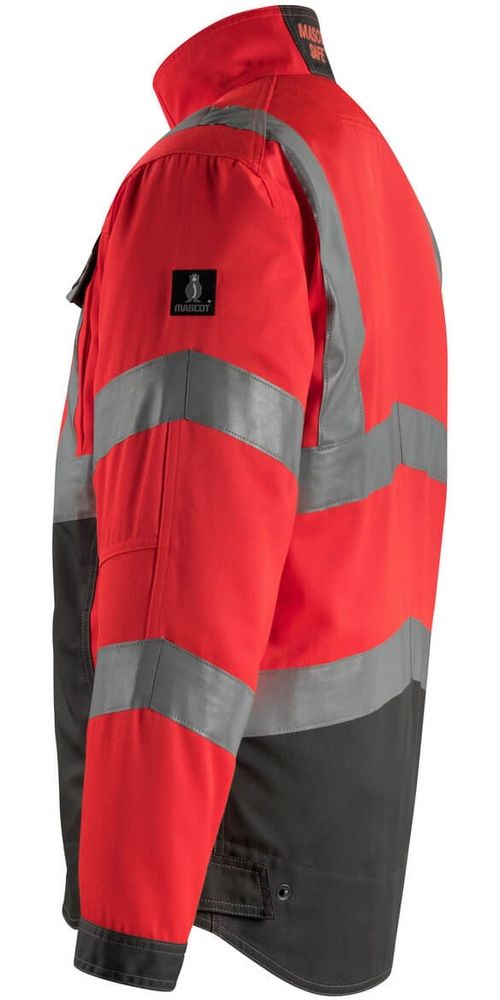 MascotJackeOxfordSafeSupreme15509-860Hi-visRotDunkelanthrazit-XXL