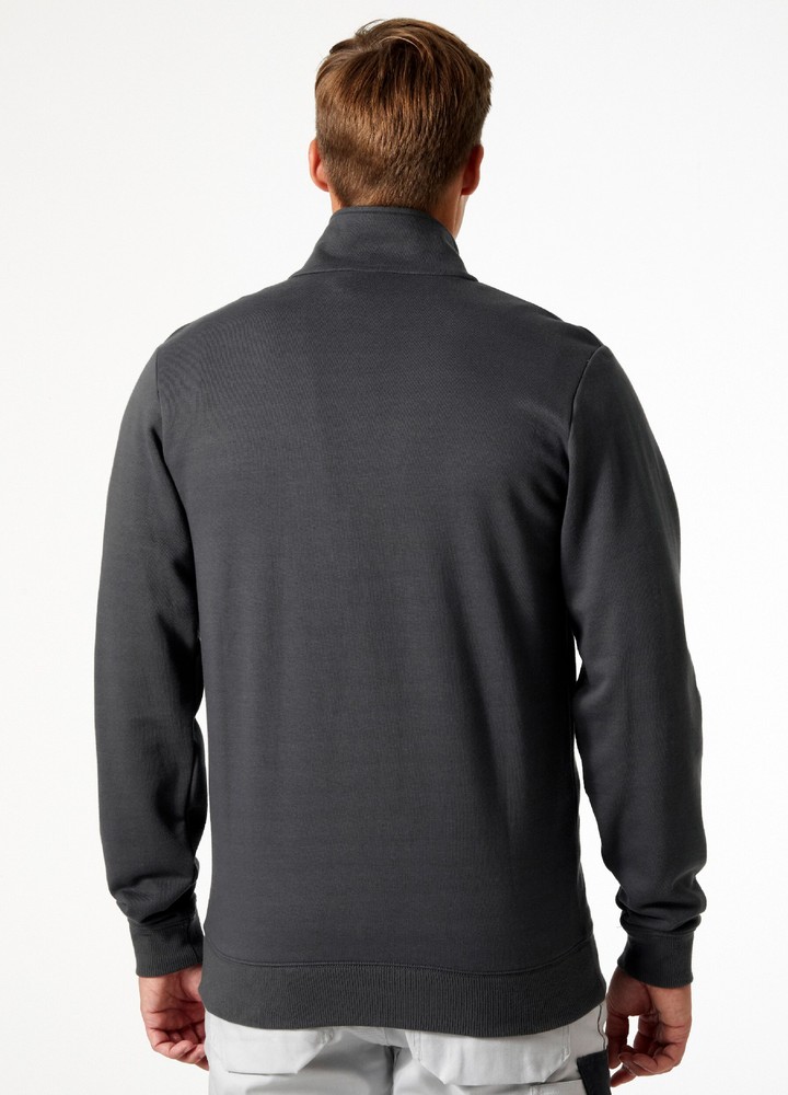 HellyHansenClassicZipSweatshirtDarkGrey-XS