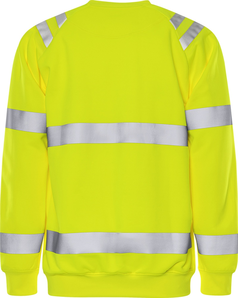 FristadsHighVisSweatshirtKl37862GPSW301023Hi-VisYellow-4XL