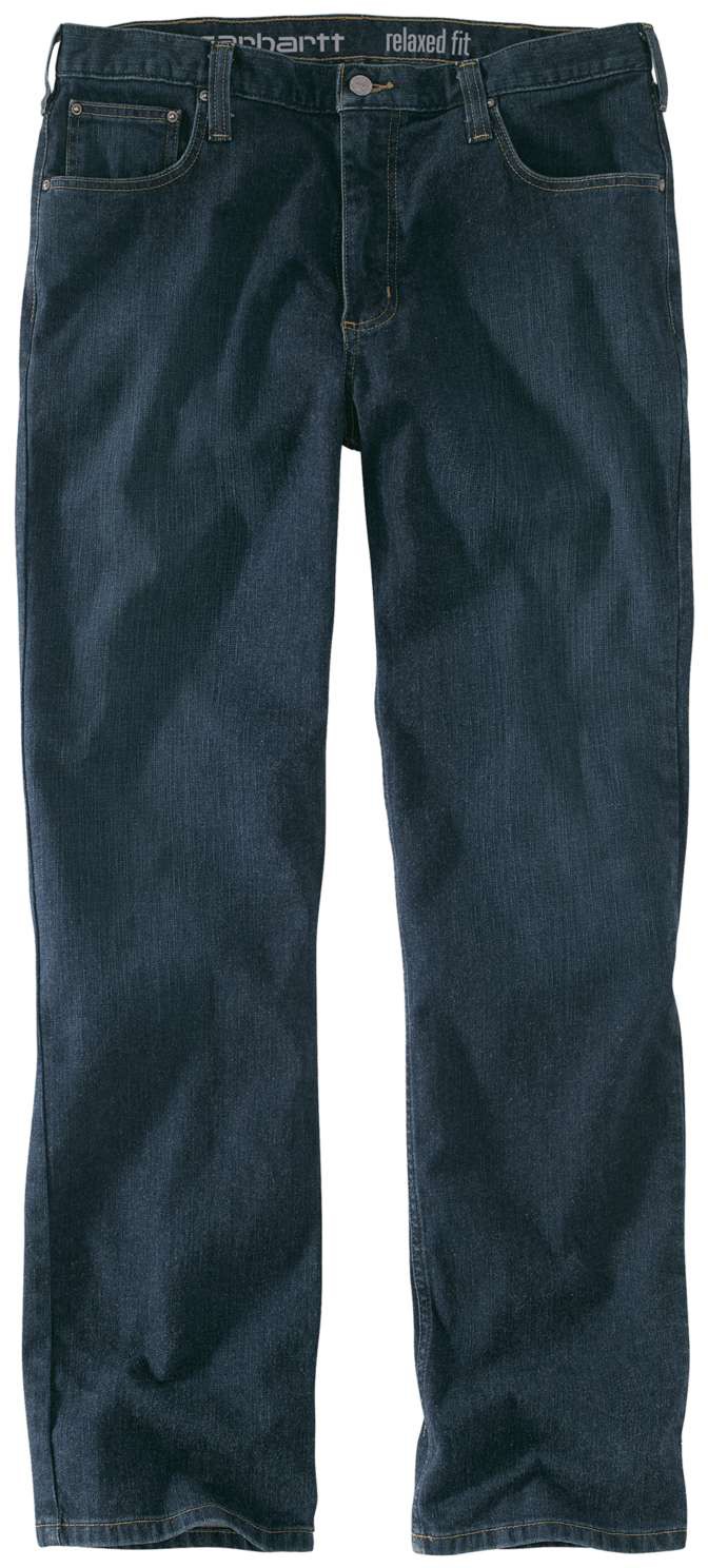 CarharttHerrenJeansRuggedFlexRelaxedStraightJeanLightBlueChambray