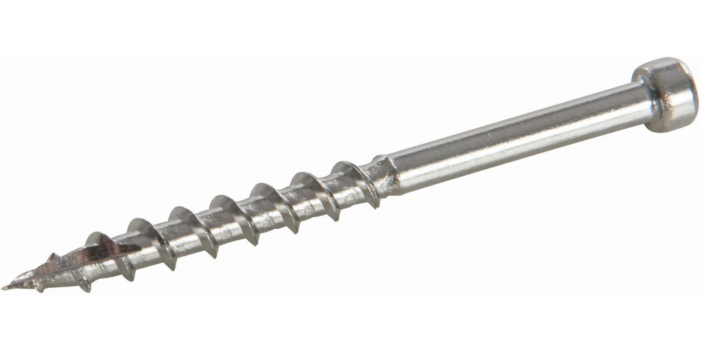 TritonTaschenbohrlehreEdelstahl-TaschenlochschraubenmitFlachkopfundGrobgewinde8x2Zoll500er-Pckg