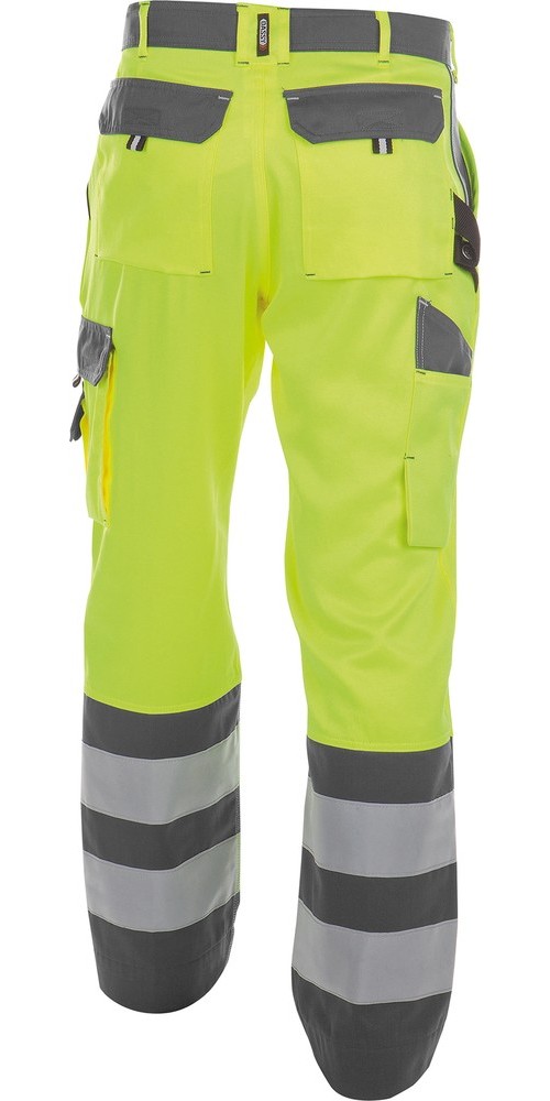 DassyWarnschutzhoseLancasterPESCO70NeongelbZementgrau