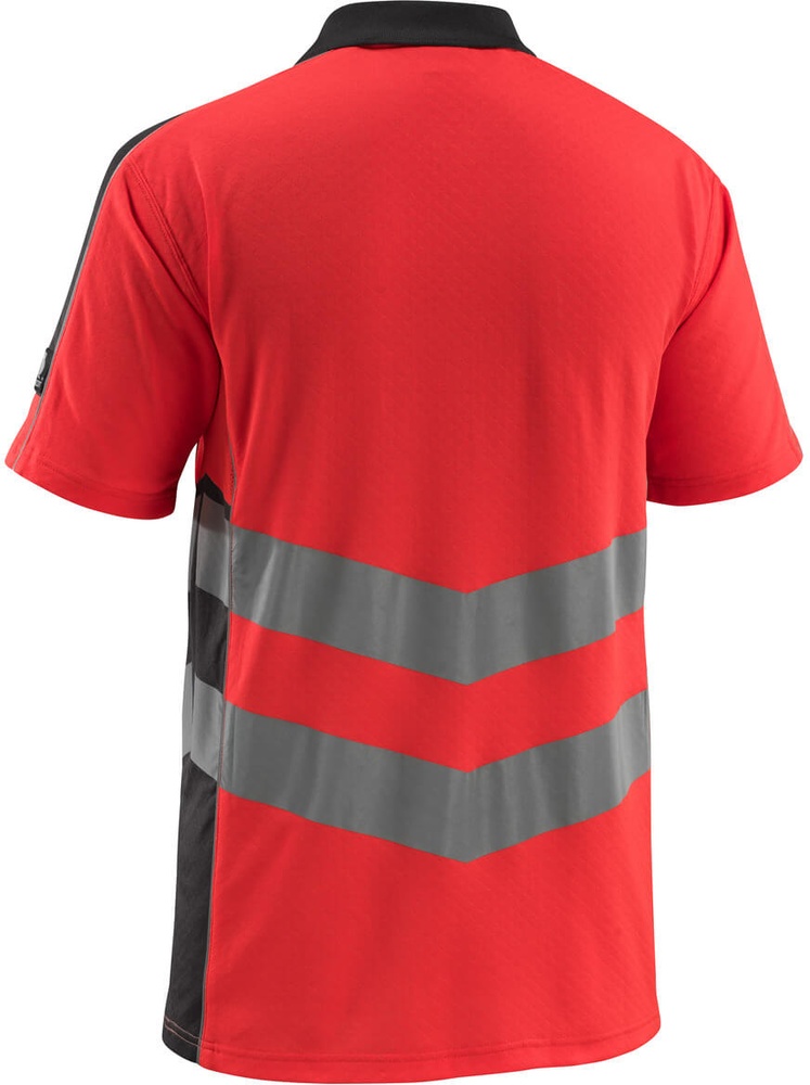 MascotPolo-ShirtMurtonSafeSupreme50130-933Hi-visRotDunkelanthrazit-XXL