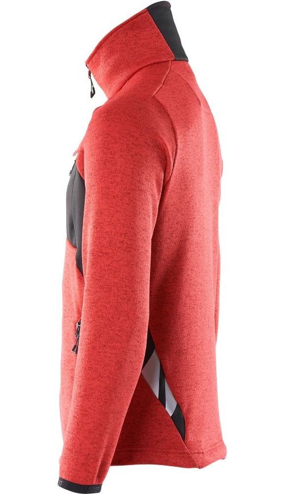 MascotStrickpullovermitReiverschlussAccelerate18105-951VerkehrsrotSchwarz-XXL