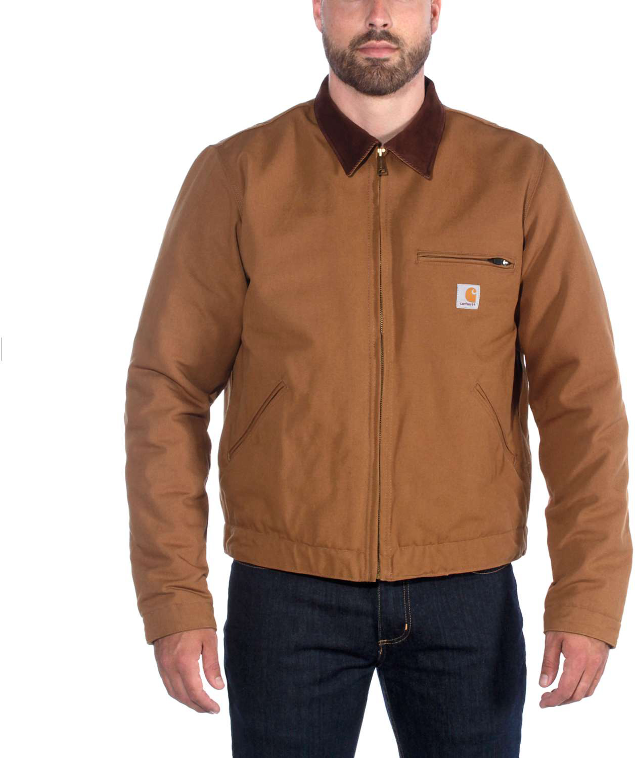 CarharttHerrenJackeDuckDetroitJacketCarharttBrown