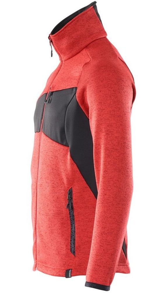 MascotStrickpullovermitReiverschlussAccelerate18105-951VerkehrsrotSchwarz-XXL