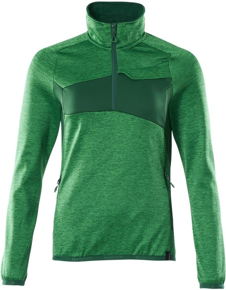 MascotDamenFleecepullovermitkurzemReiverschlussAccelerate18053-316GrasgrnGrn-XXL