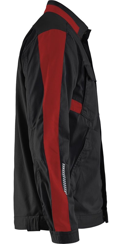 BlklderArbeitsjackeIndustrieJackeStretch44441832SchwarzRot-4XL