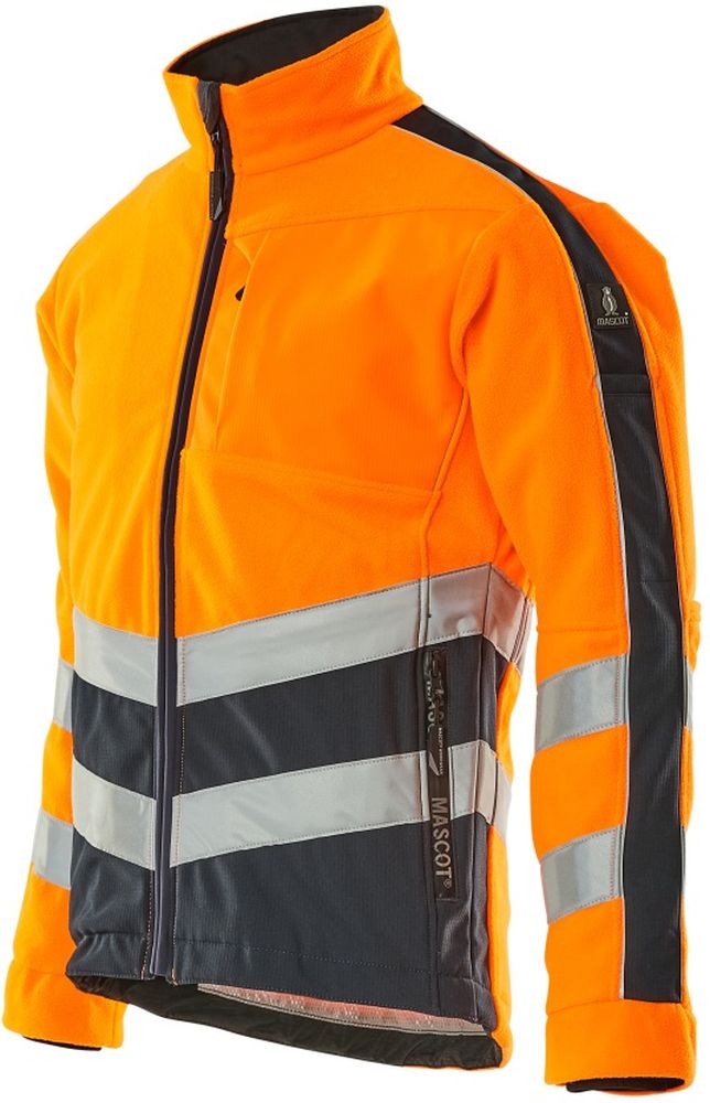 MascotFleecejackeSheffieldSafeSupreme15503-259Hi-visOrangeSchwarzblau-XXL